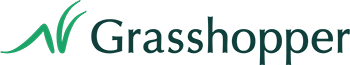 Gräshoppan logotyp.
