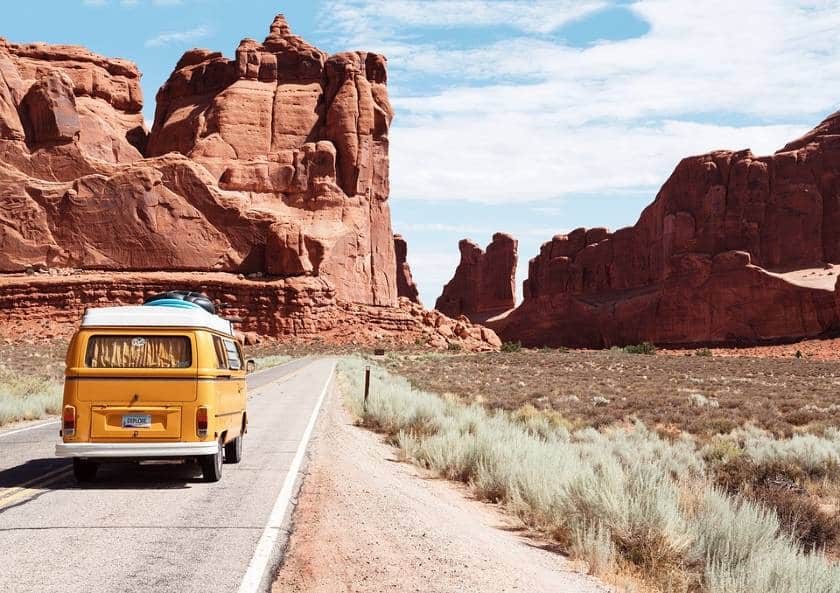 Arches National Park Canyon View