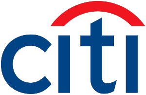 Citi logotyp som länkar till Citi hemsida i en ny flik.