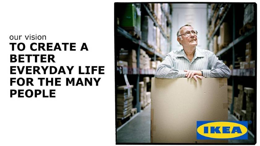 Skärmdump av IKEA Vision Statement